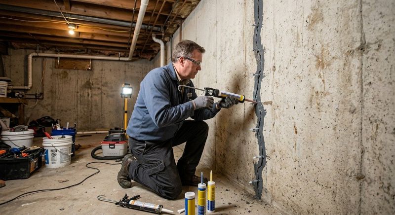 Basement Crack Repair in Pittsburgh, PA