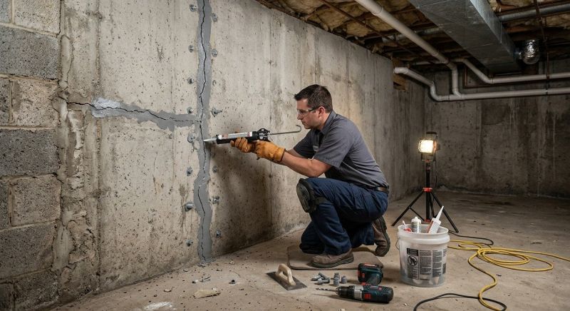 Basement Crack Repair in Pittsburgh, PA