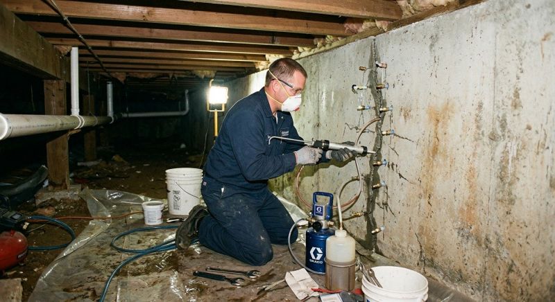 Basement Foundation Repair in Monroeville, PA