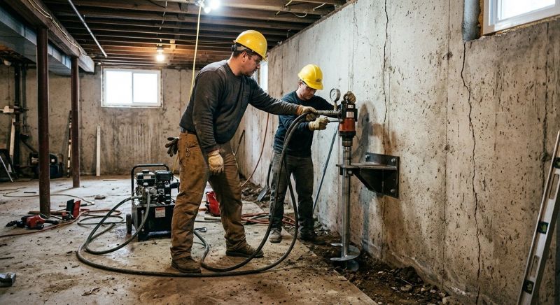 Basement Stabilization in Pittsburgh, PA