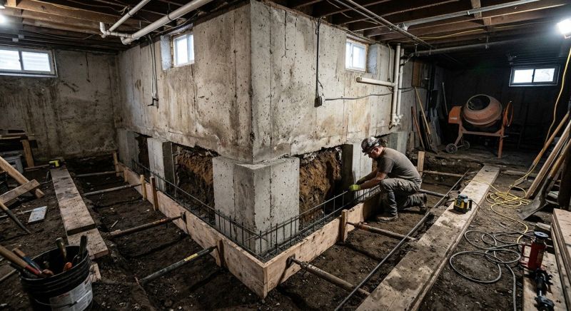 Basement Underpinning in Pittsburgh, PA