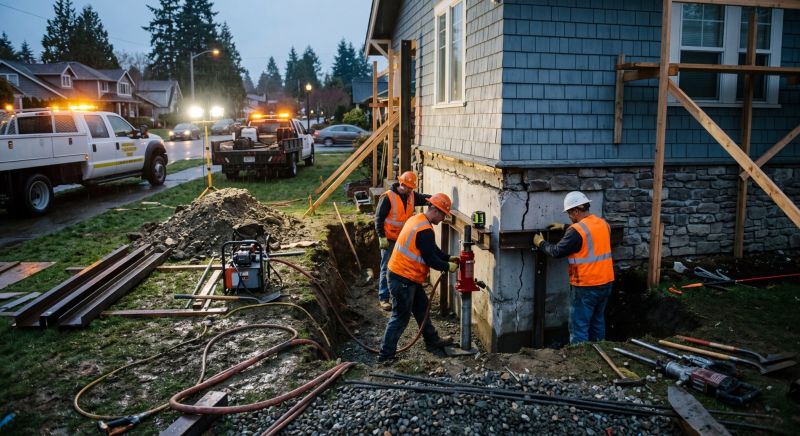 Building Foundation Repair in Beaver Falls, PA