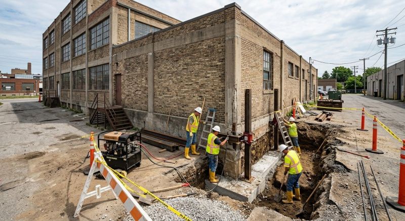 Building Foundation Repair in Carnegie, PA