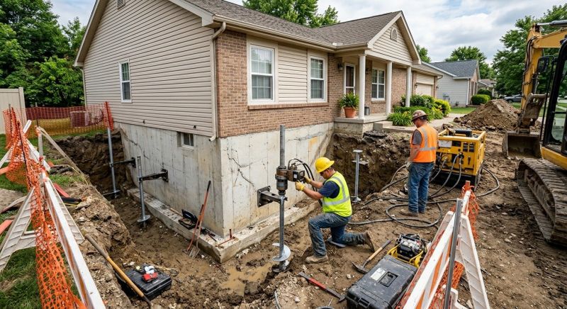 Building Foundation Repair in Pittsburgh, PA
