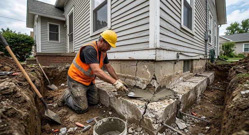 Concrete Foundation Repair in Hookstown, PA