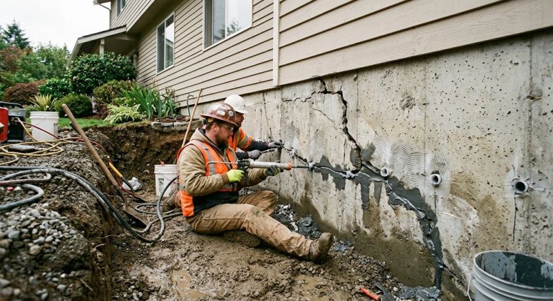 Cracked Foundation Repair in Beaver Falls, PA
