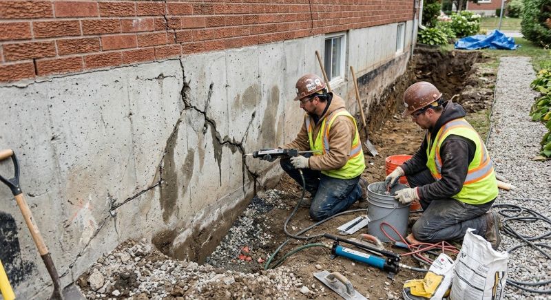 Cracked Foundation Repair in Leechburg, PA