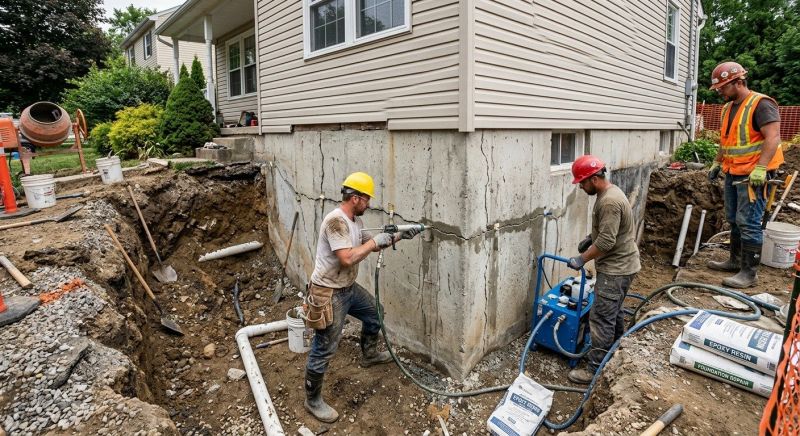 Cracked Foundation Repair in Pittsburgh, PA