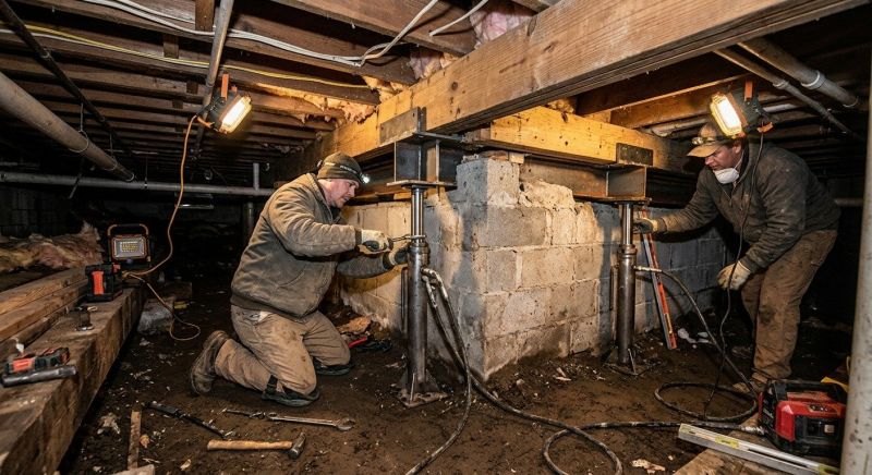 Crawl Space Leveling in Pittsburgh, PA