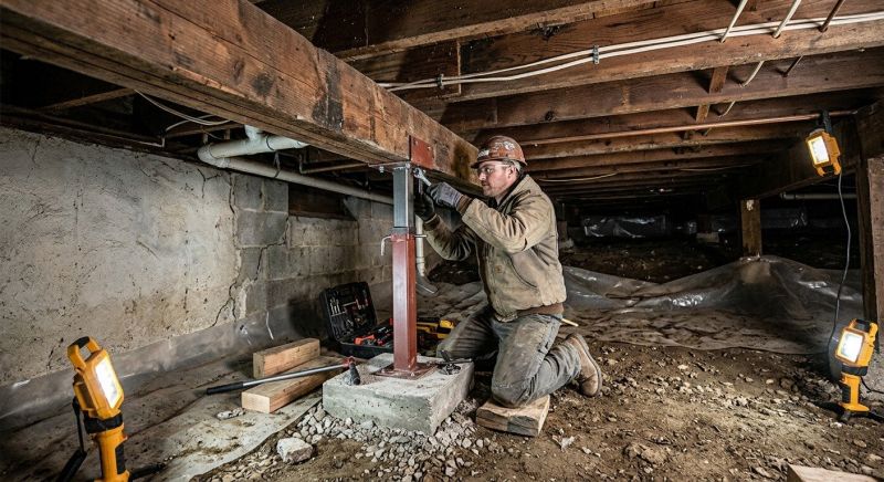 Crawlspace Foundation Repair in Ambridge, PA