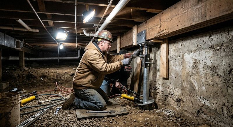 Crawlspace Foundation Repair in Harmony, PA