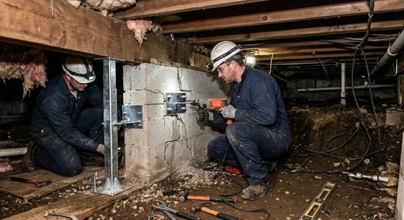 Crawlspace Foundation Repair in North Versailles, PA