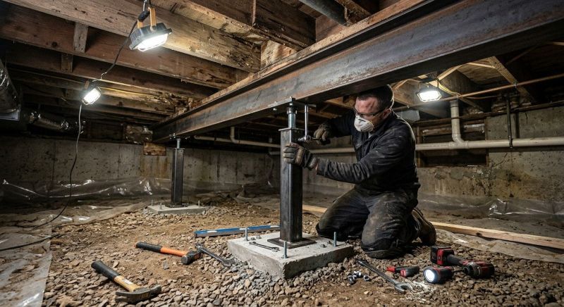 Crawlspace Structural Repair in Pittsburgh, PA