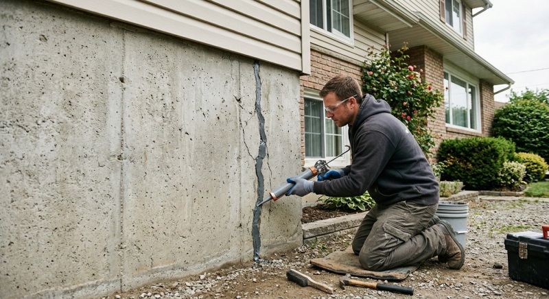 Foundation Crack Sealing in Pittsburgh, PA