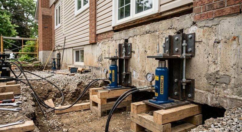 Foundation Jacking in Carnegie, PA
