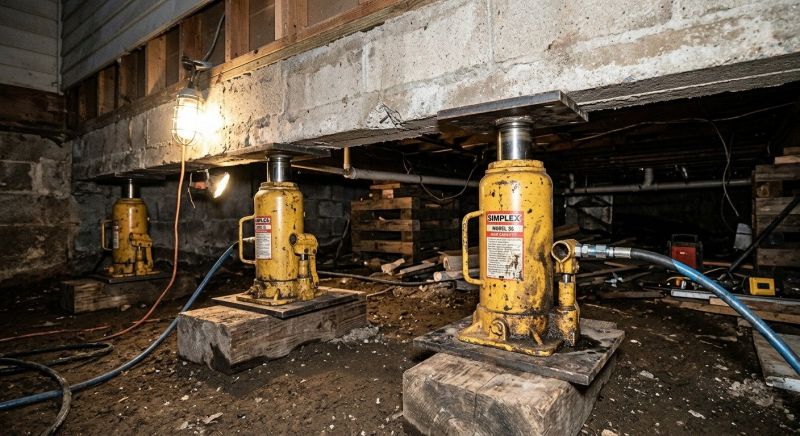 Foundation Jacking in Ellwood City, PA