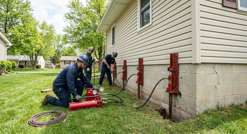 Foundation Jacking in Irwin, PA