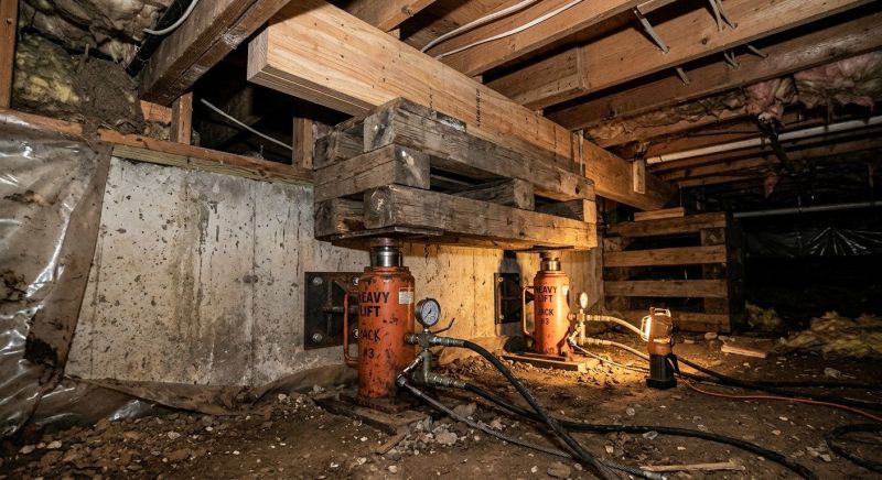 Foundation Jacking in Valencia, PA