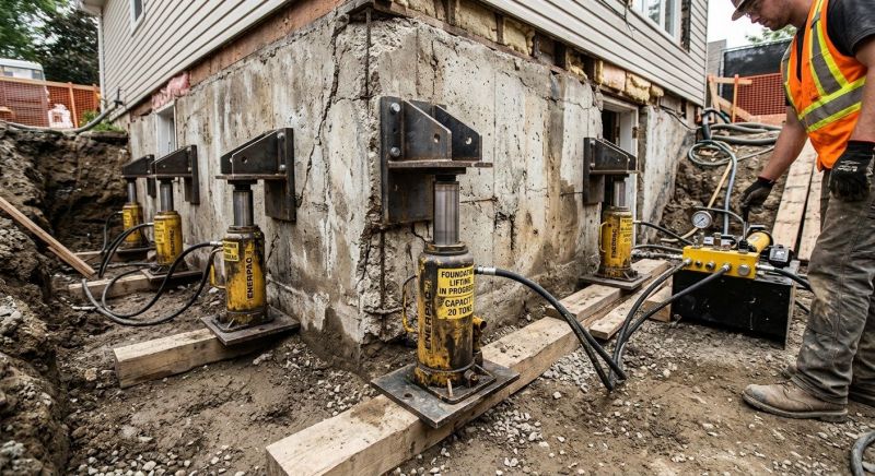 Foundation Jacking in Venetia, PA