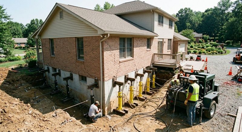 Foundation Jacking in Zelienople, PA