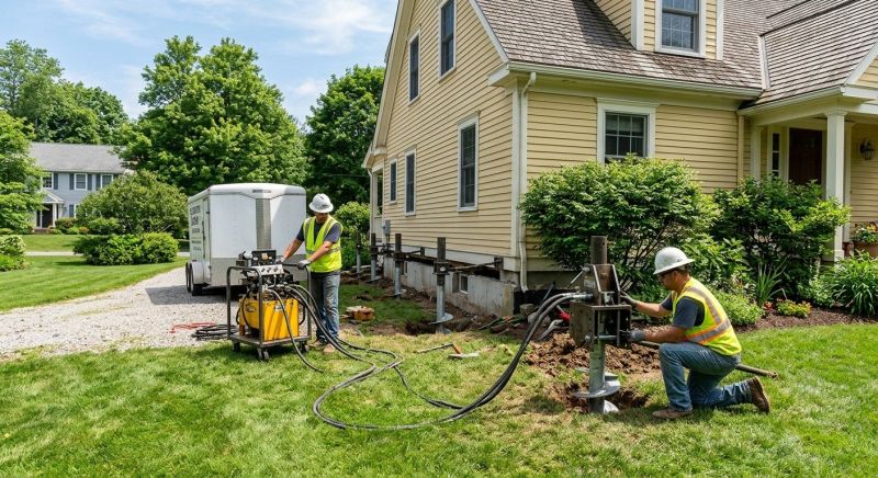 Foundation Lifting in Burgettstown, PA