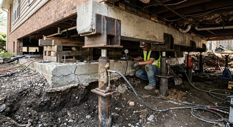 Foundation Lifting in Conway, PA