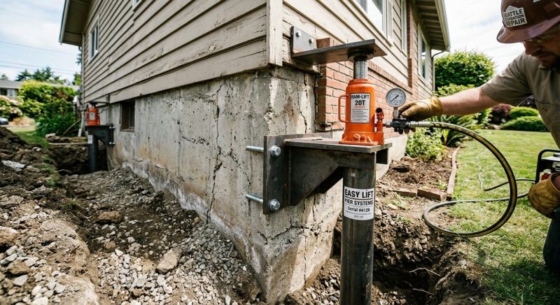 Foundation Lifting in Ellwood City, PA