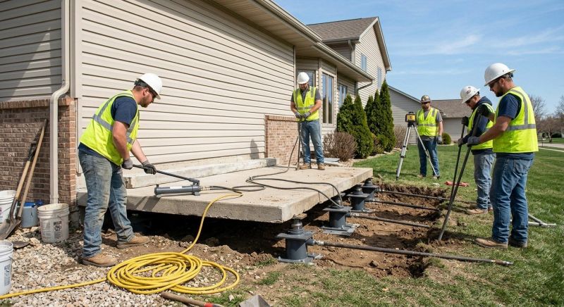 Foundation Lifting in Pittsburgh, PA