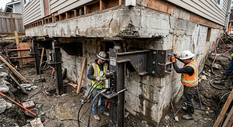 Foundation Lifting in Monroeville, PA