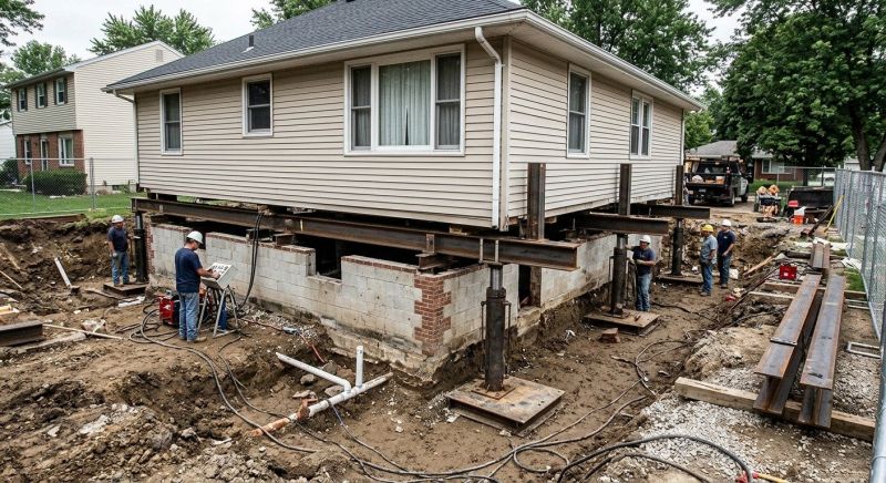 Foundation Lifting in Sewickley, PA