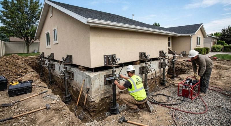 Foundation Pier Leveling in Pittsburgh, PA