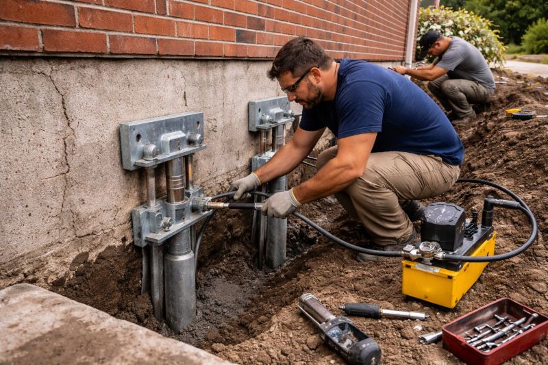 Foundation Pier Repair in Pittsburgh, PA