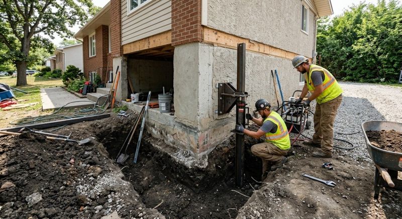 Foundation Pier Repair in Pittsburgh, PA
