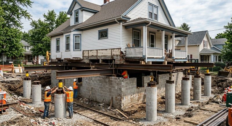 Foundation Raising in Hookstown, PA