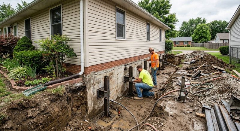 Foundation Stabilizing in Bethel Park, PA