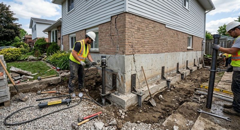 Foundation Stabilizing in Freeport, PA