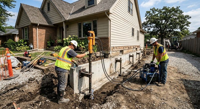 Foundation Stabilizing in Pittsburgh, PA