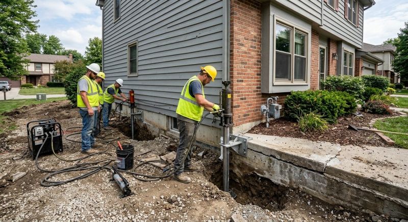 Foundation Stabilizing in Valencia, PA
