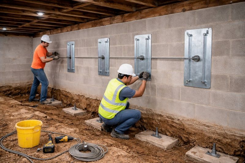 Foundation Stabilizing in Zelienople, PA