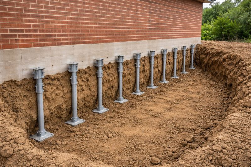 Helical Pile Installation in Pittsburgh, PA
