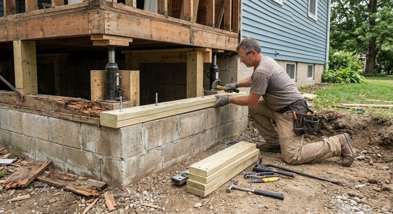 House Foundation Repair in Beaver County, PA
