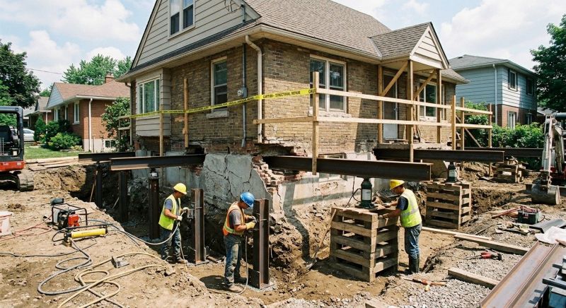 House Foundation Repair in Irwin, PA