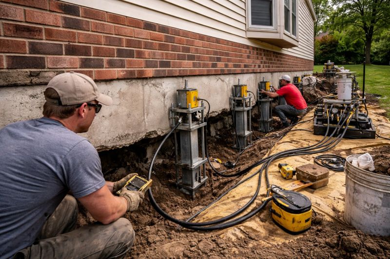 Settling Foundation Service in Canonsburg, PA