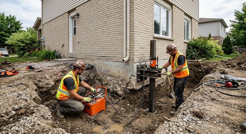 Sinking Foundation Lifting in Pittsburgh, PA