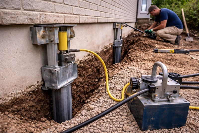 Sinking Foundation Repair in Freeport, PA