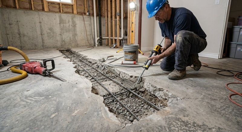 Slab Foundation Repair in Pittsburgh, PA