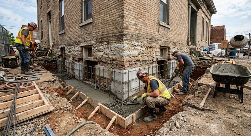 Underpinning Repair in Pittsburgh, PA